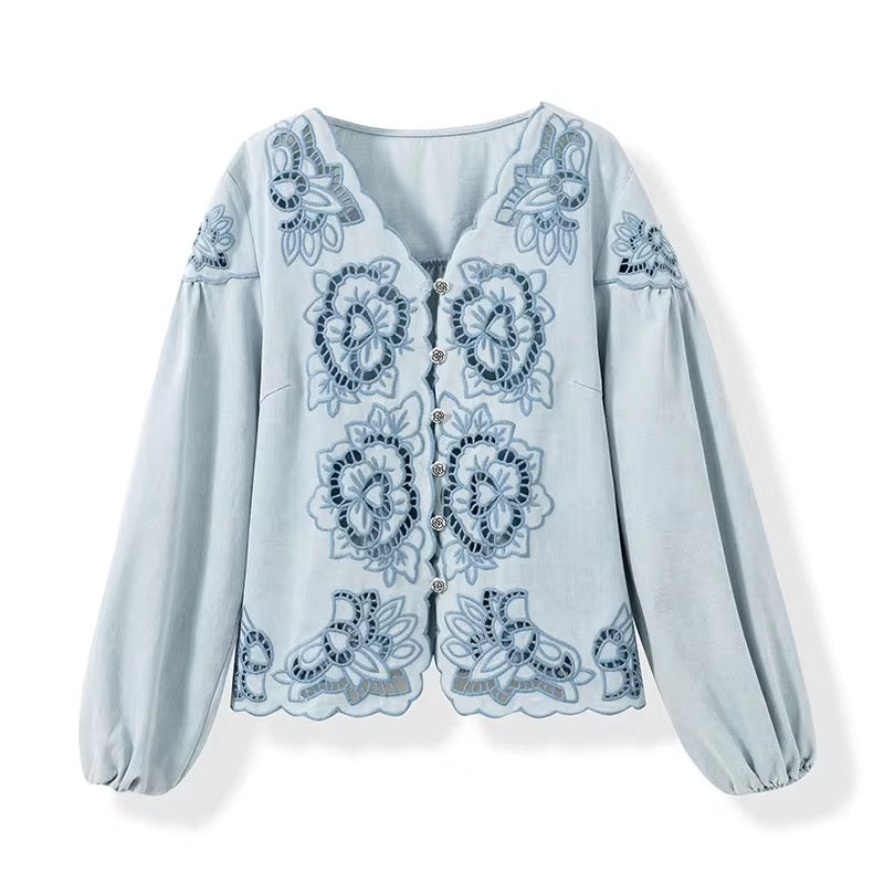 Hamza Cutwork Blouse