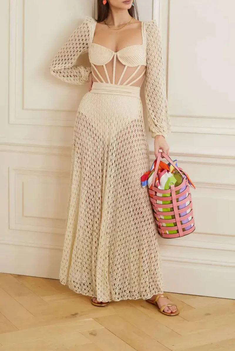 Gorial Statement Beach Dress