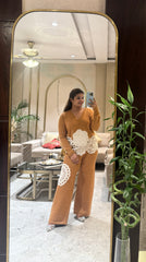 Luxe Crochet Patch Knit Co-Ord Set