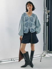 Hamza Cutwork Blouse