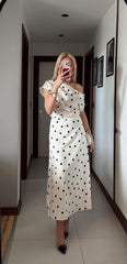 Riveria Polka Dress