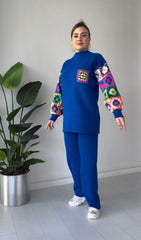Raima Embriodery Coord Set
