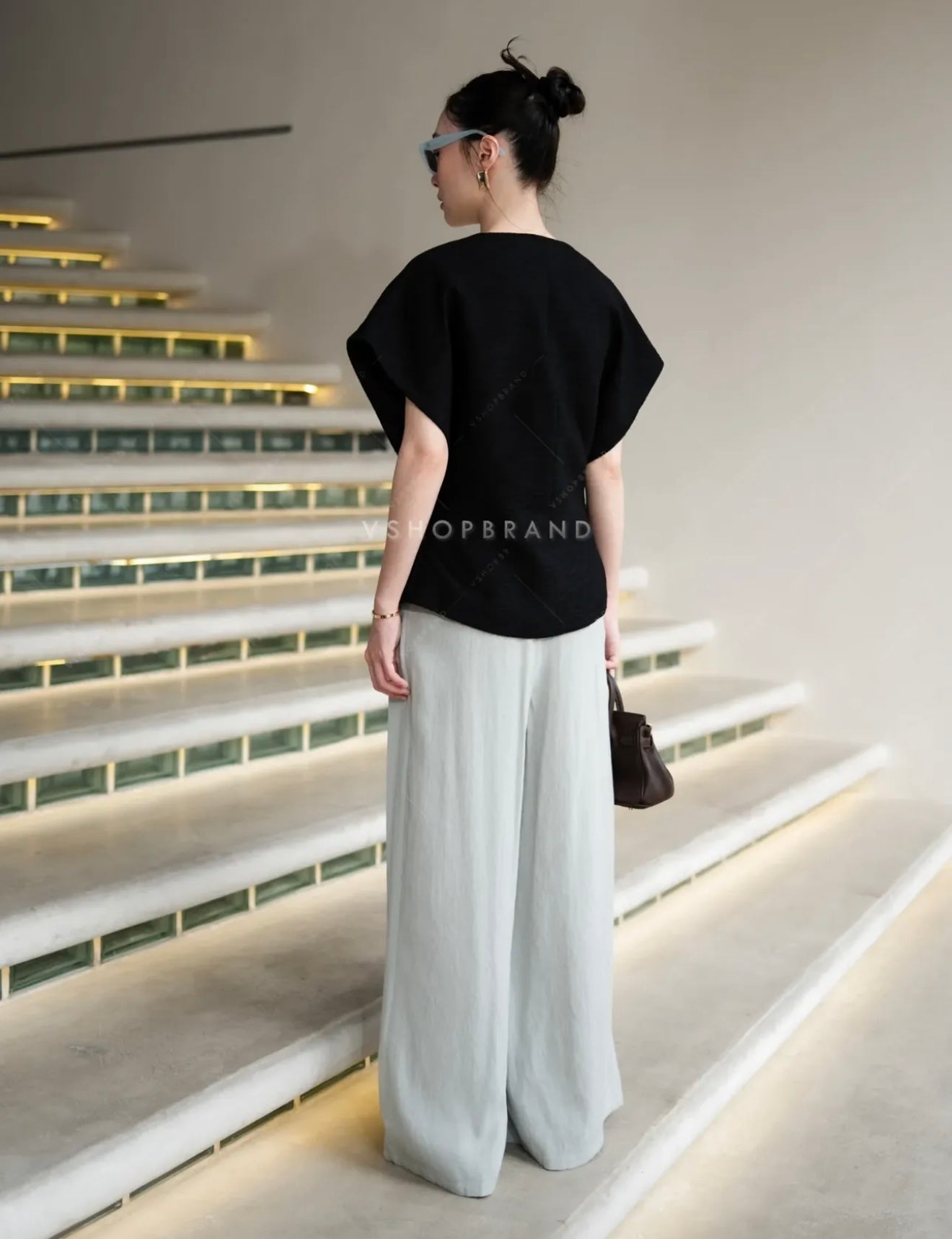 Embellish Wrap Blouse