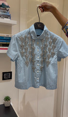 Savy Embellish Stripe Shirt