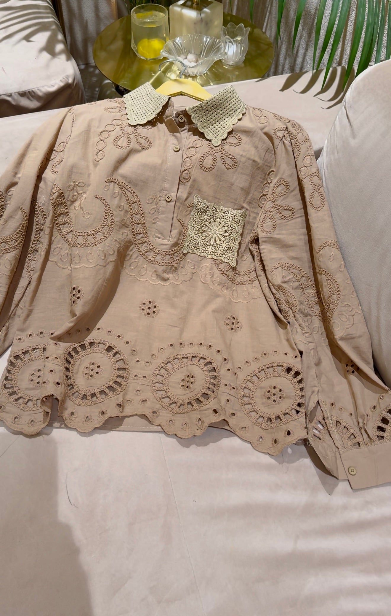 Sima Cutwork Top
