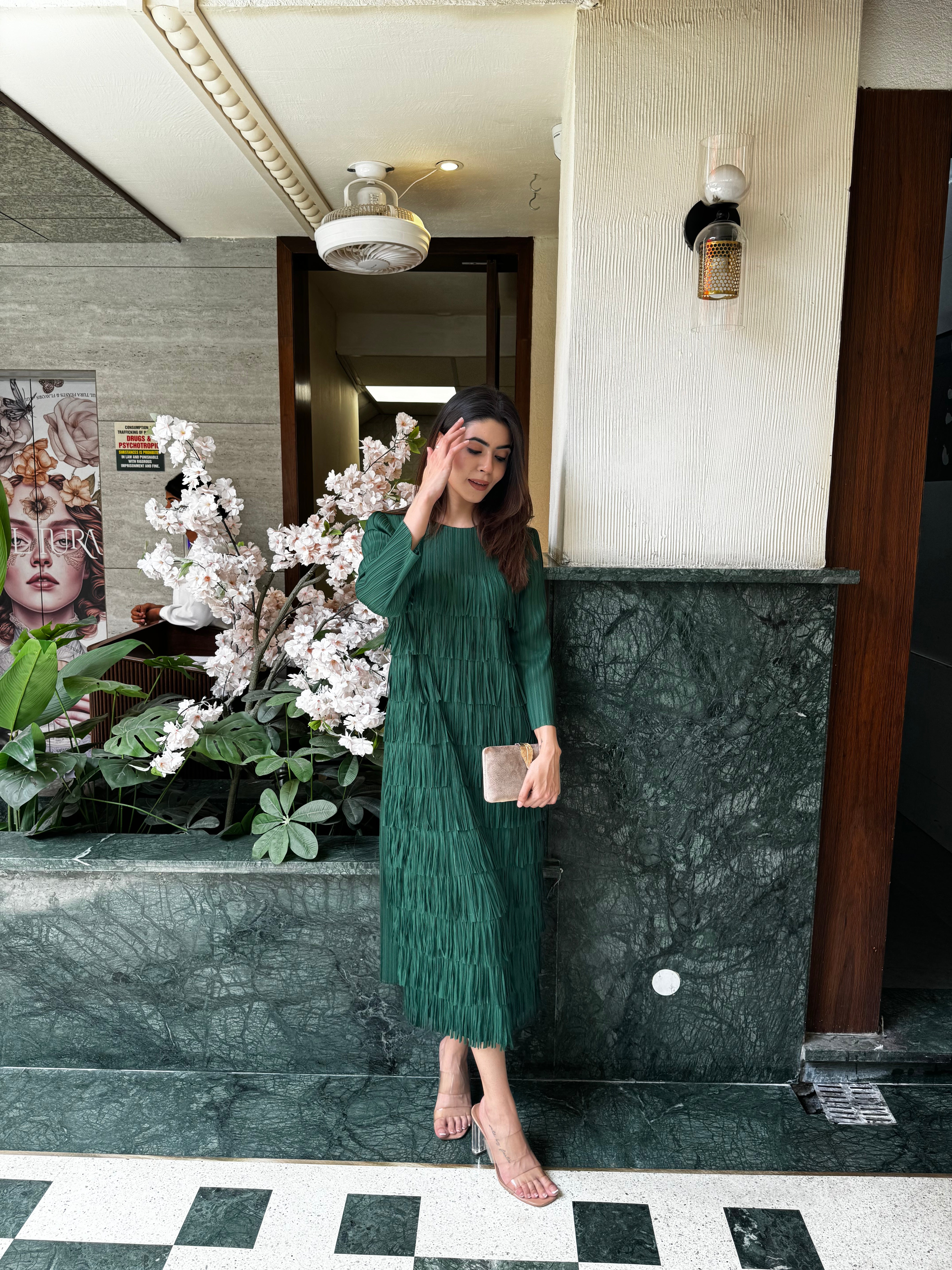Nayab Pleated Dress
