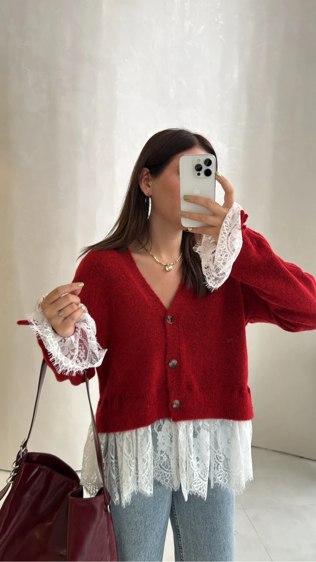 Knit Lace Blouse