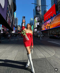 Samaira Red Dress