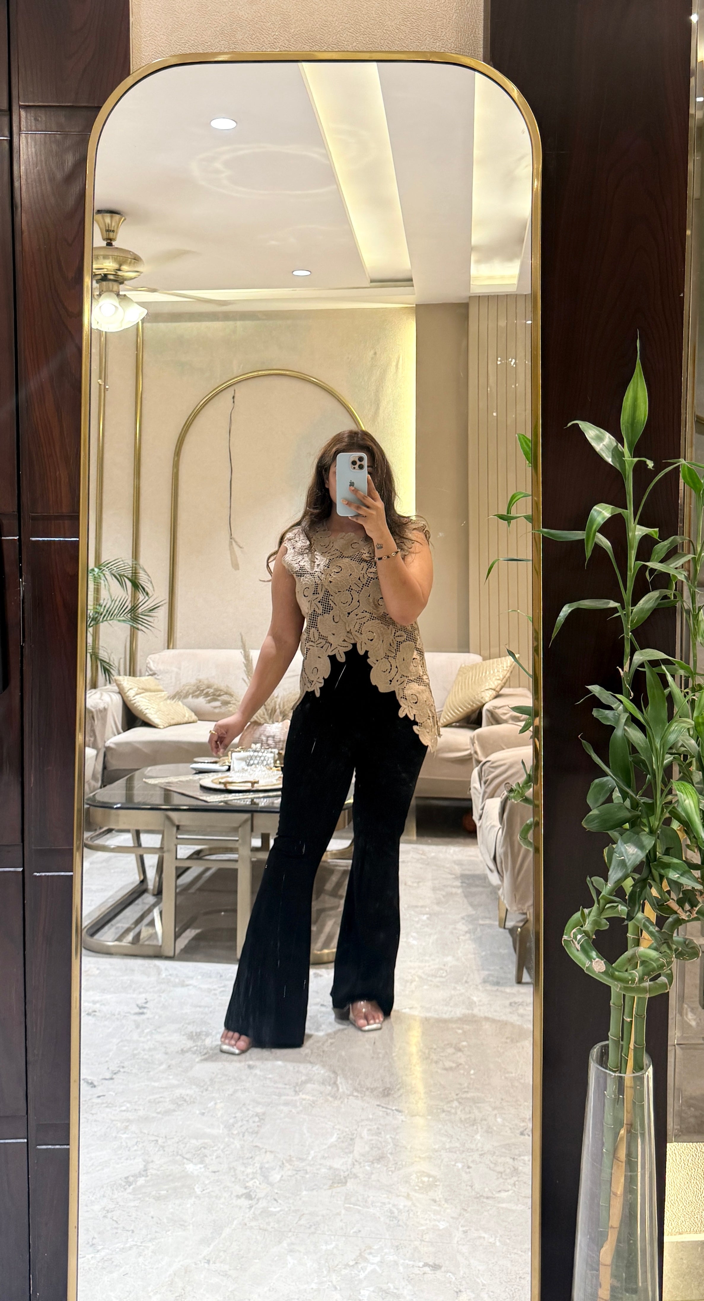 Rose Radiance Crochet Top