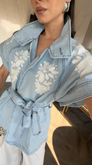 Jana Denim Blouse