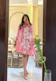 Analie Pleated Dress ( Pink)