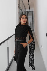 Sable Lace Blouse
