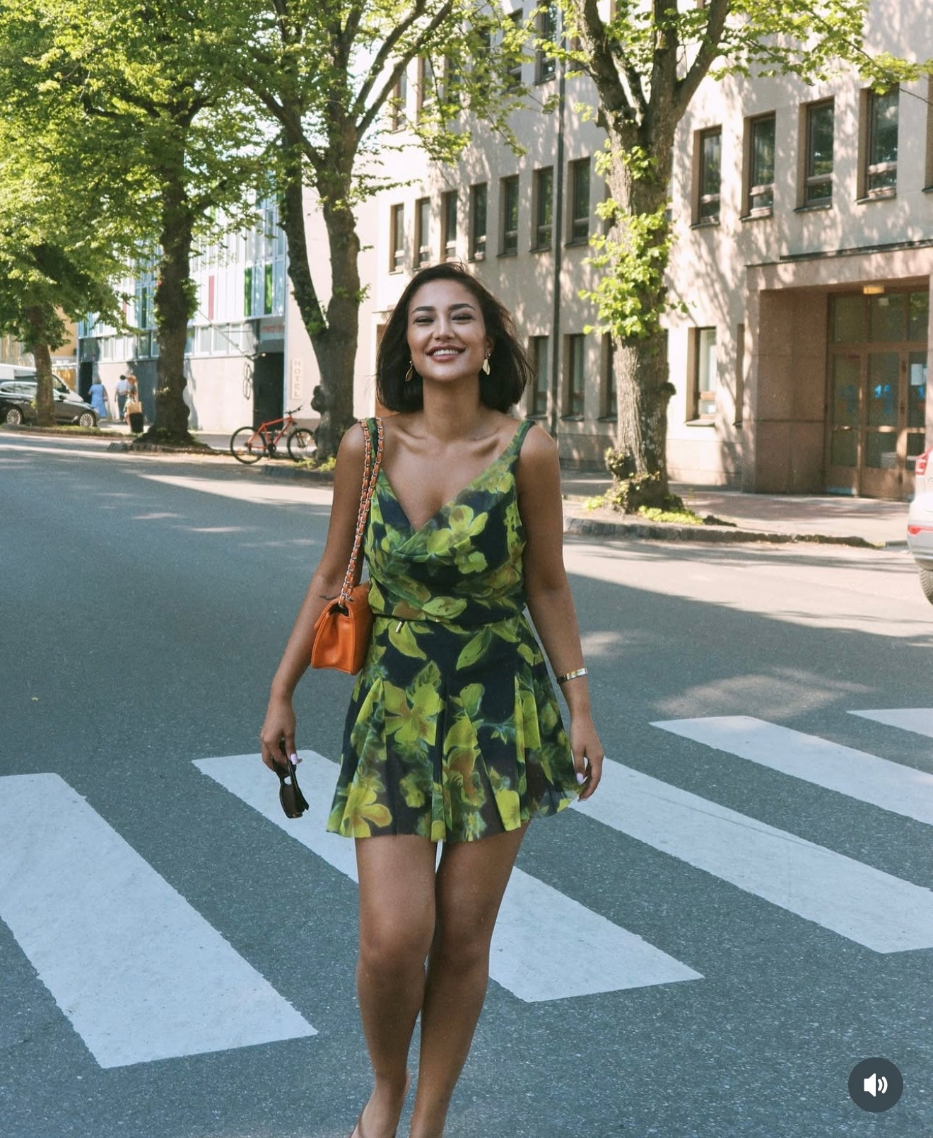 Floral Mini Tulle Dress