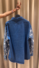 Natara Embellish Denim Shirt