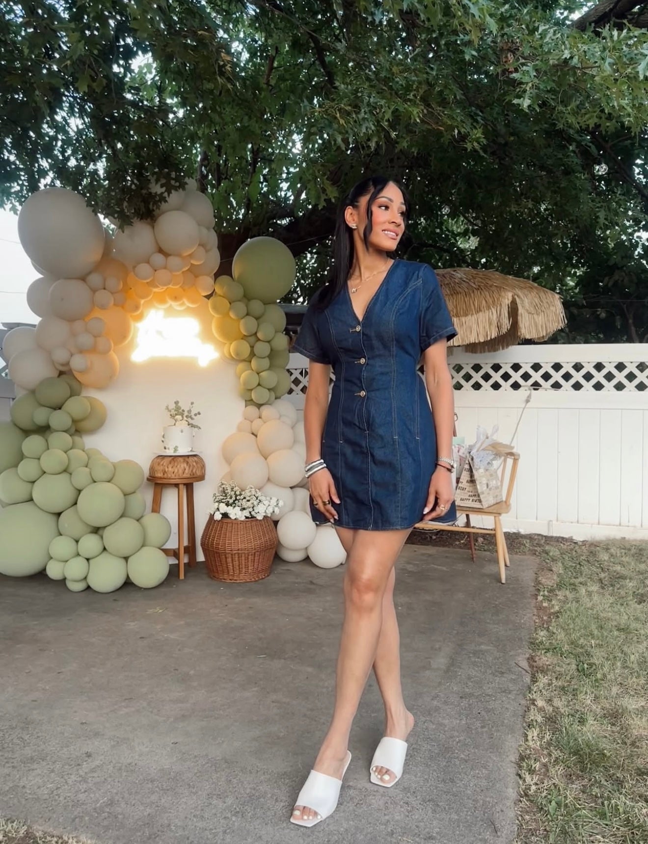 Giyana Denim Dress