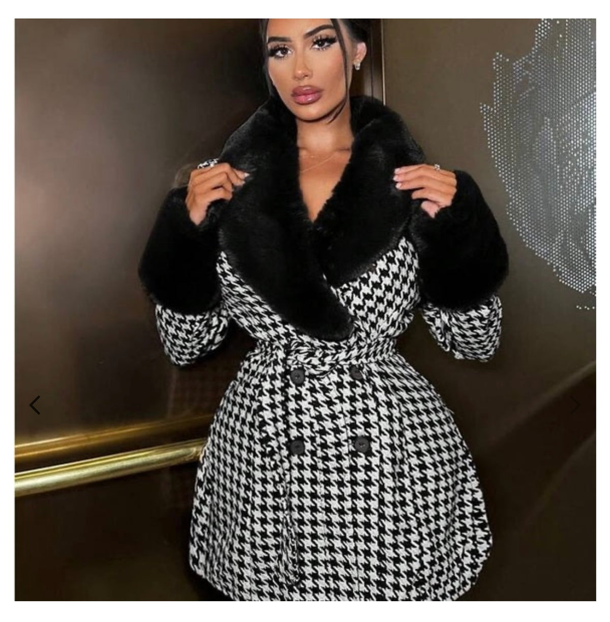 Faux Fur Coat