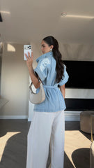 Jana Denim Blouse