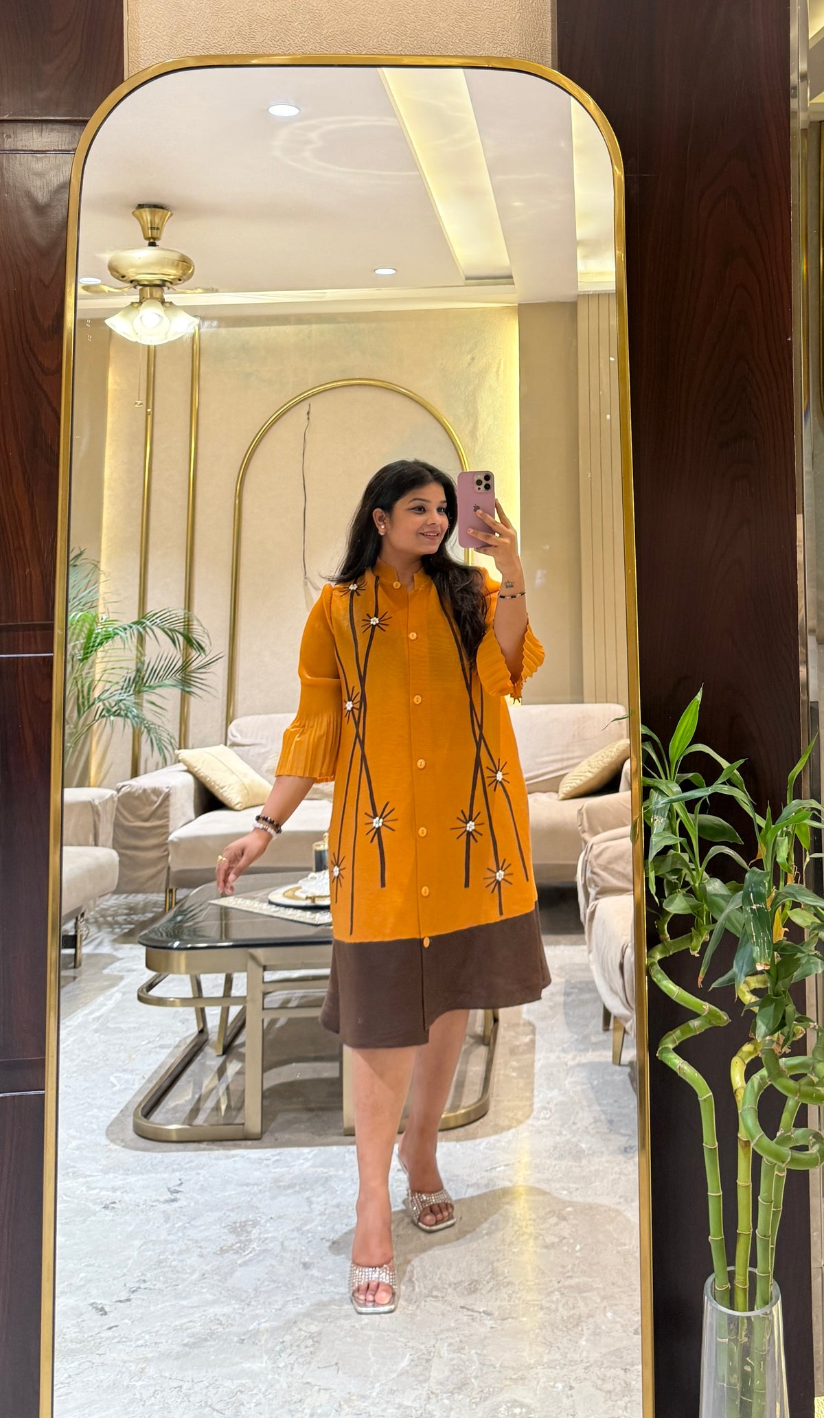 Kaira Pleated Dress