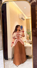 Kayat Pemplum Skirt Set