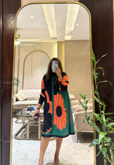 Bold Bloom Shift Dress