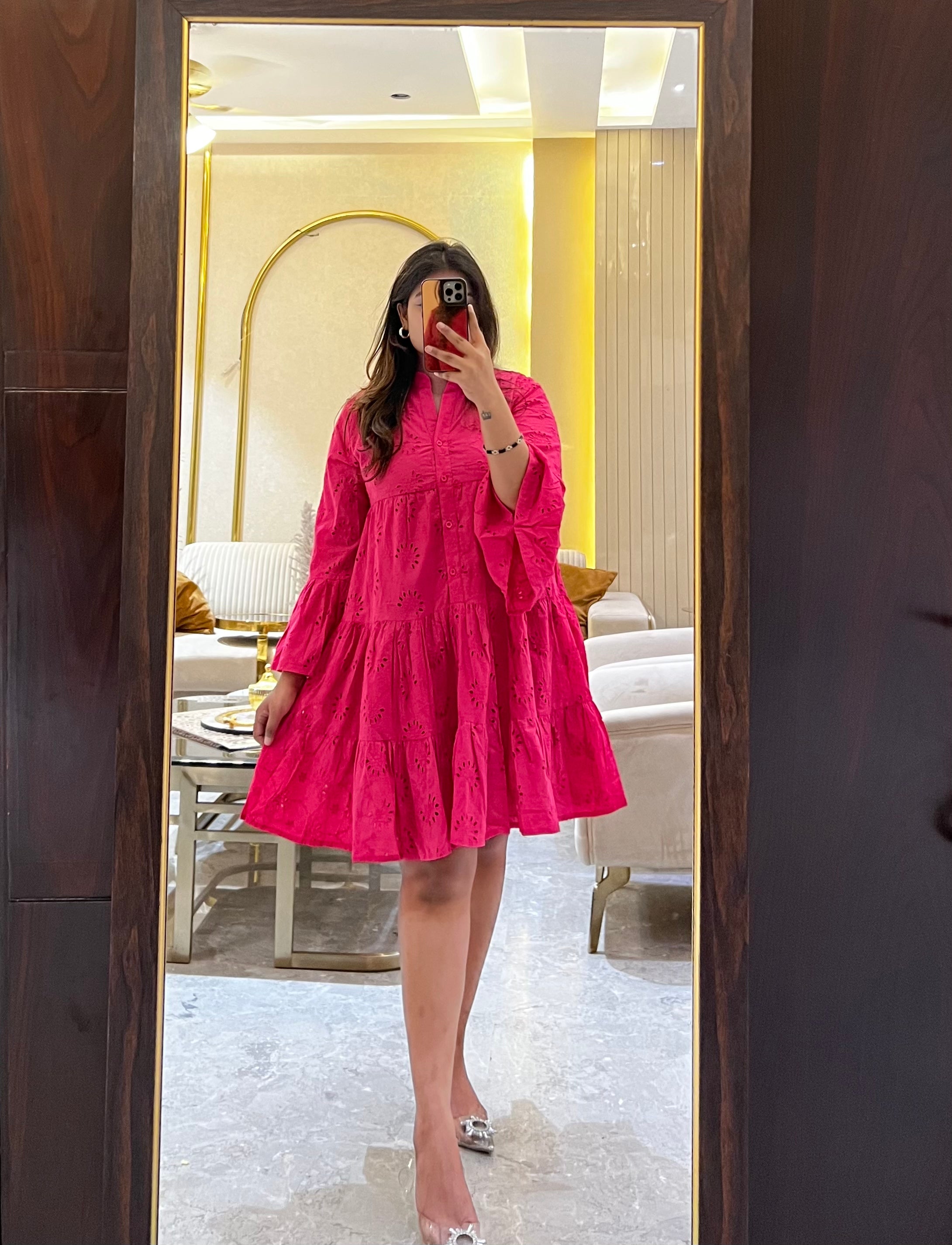 Gemma Dress ( Pink)