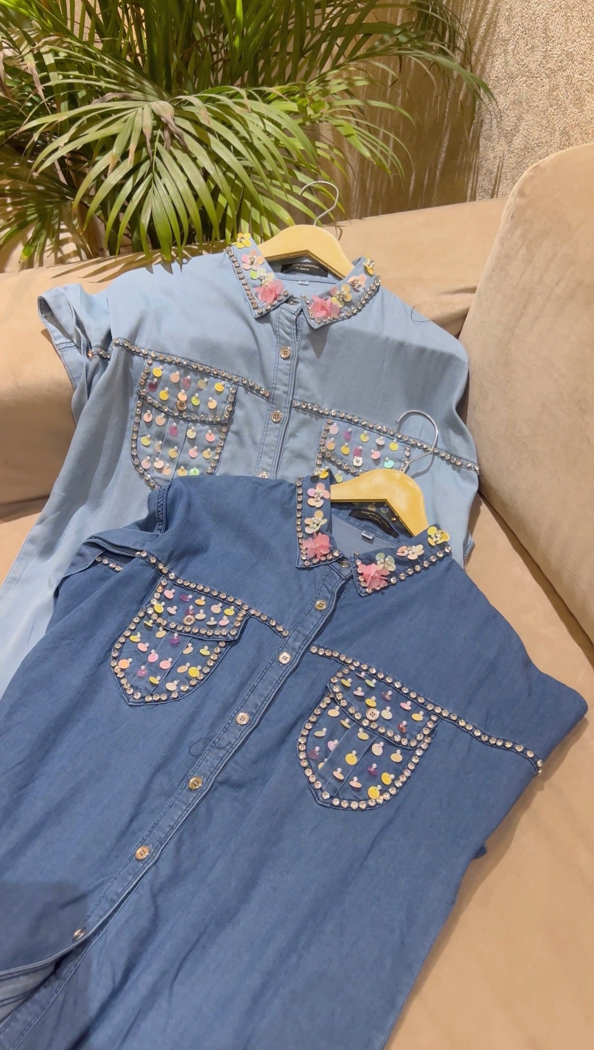 Zai Denim Embellish Shirt