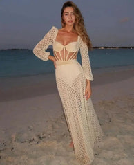 Gorial Statement Beach Dress