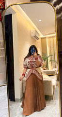 Kayat Pemplum Skirt Set