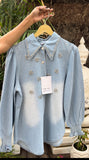 Rimaya Denim Embellish Shirt