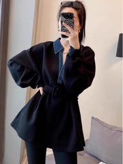 Dasha Collar Contrast Sweatshirt