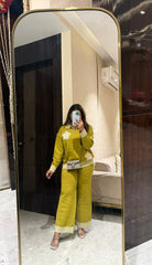 Chestnut Flower Knit Coord Set