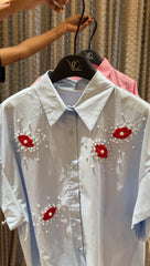 Gira Drawstring Embellish Shirt
