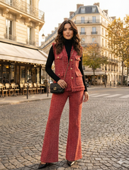 Paisley Tweed Three-Piece Luxury Co-Ord Set