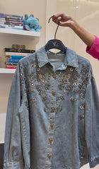Rona Denim Embellish Shirt
