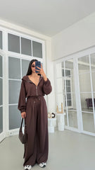 Kaida Satin Luxe Coord Set