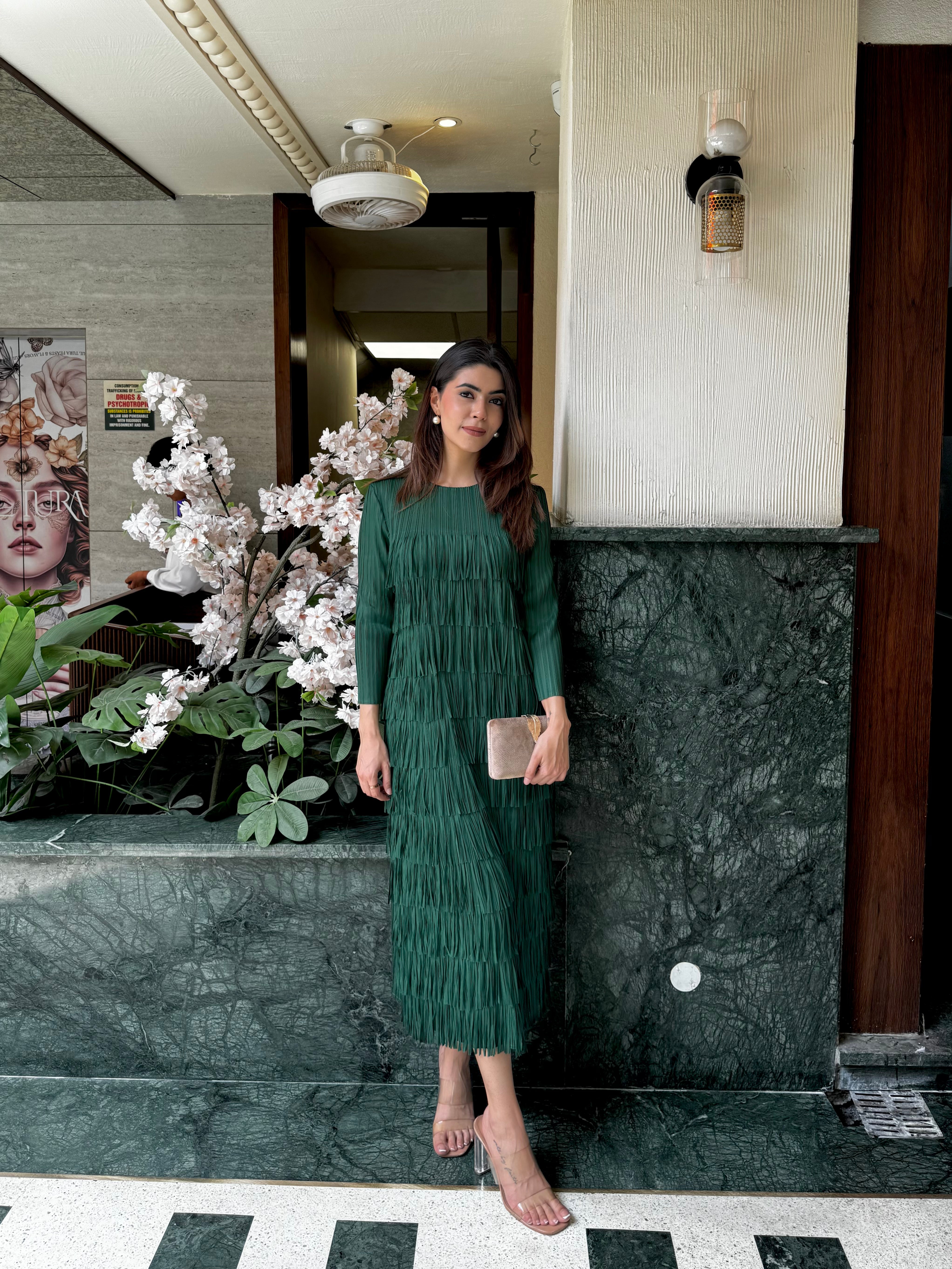 Nayab Pleated Dress