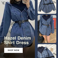 Hazel Denim Shirt Dress
