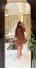 Terra Ruffle Luxe Dress