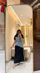 Koma Denim Embellish Dress