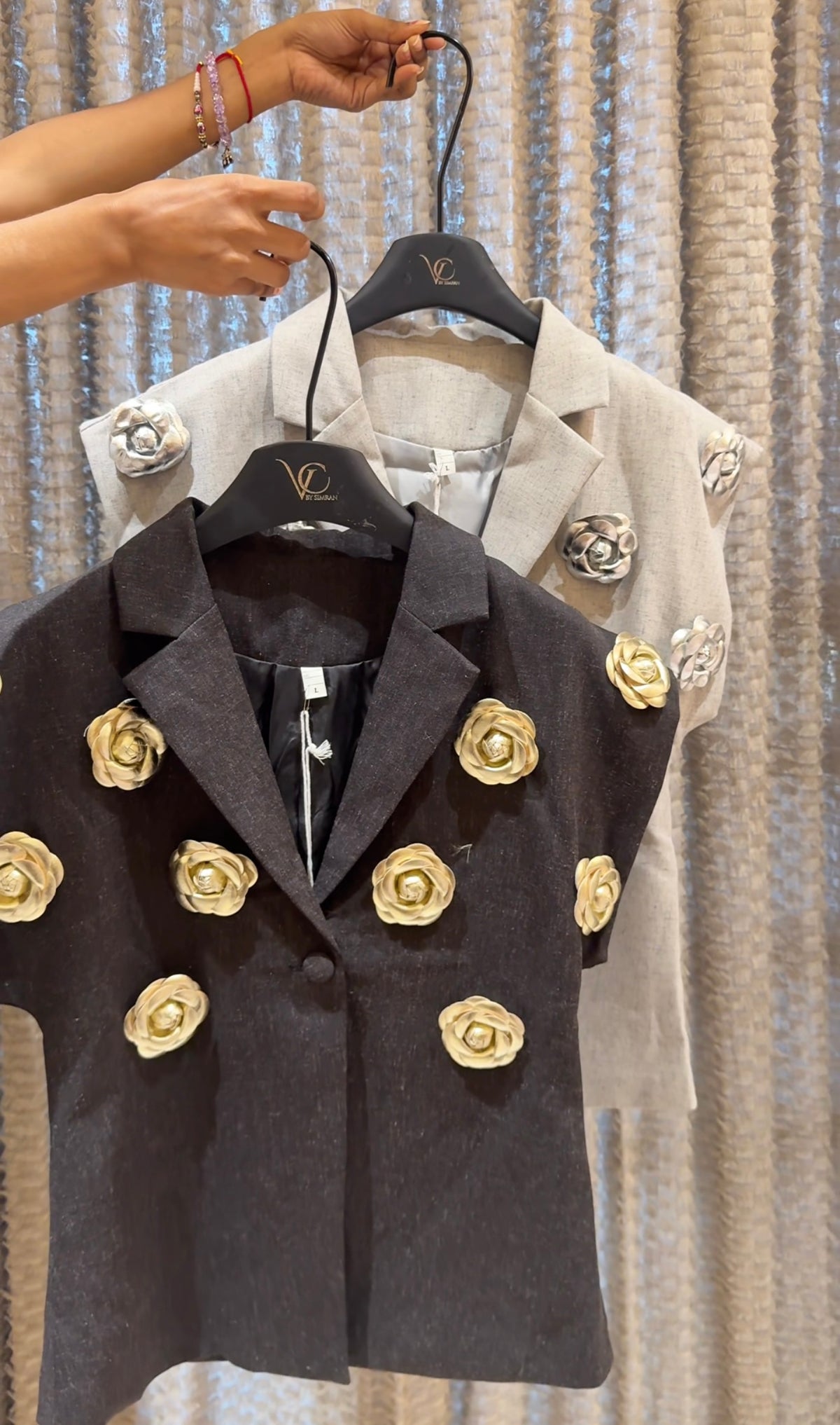 Floral Embellish Blazer