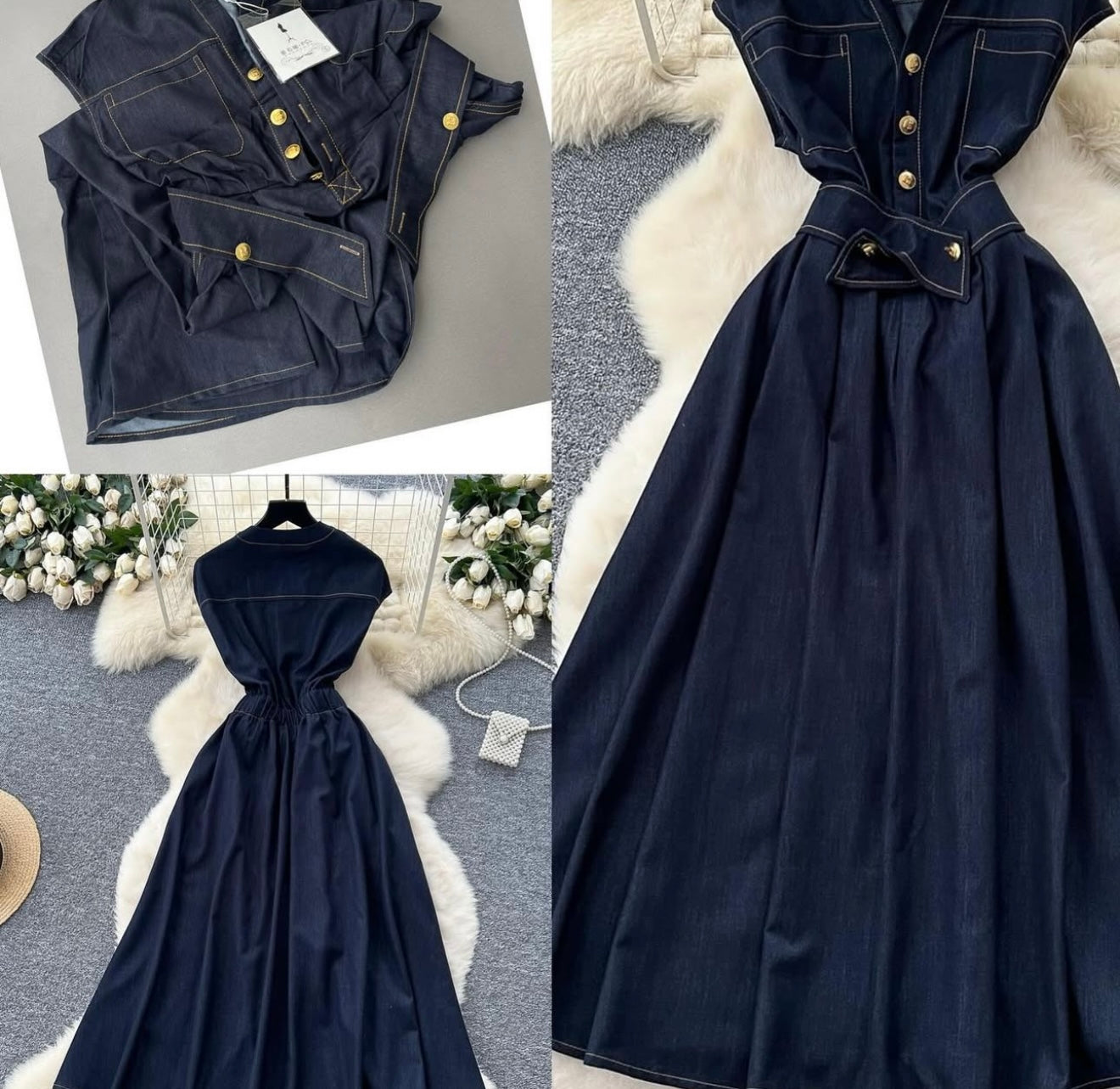 Natie Denim Dress