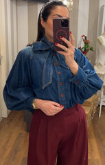 Kiya Denim Blouse