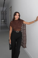 Sable Lace Blouse