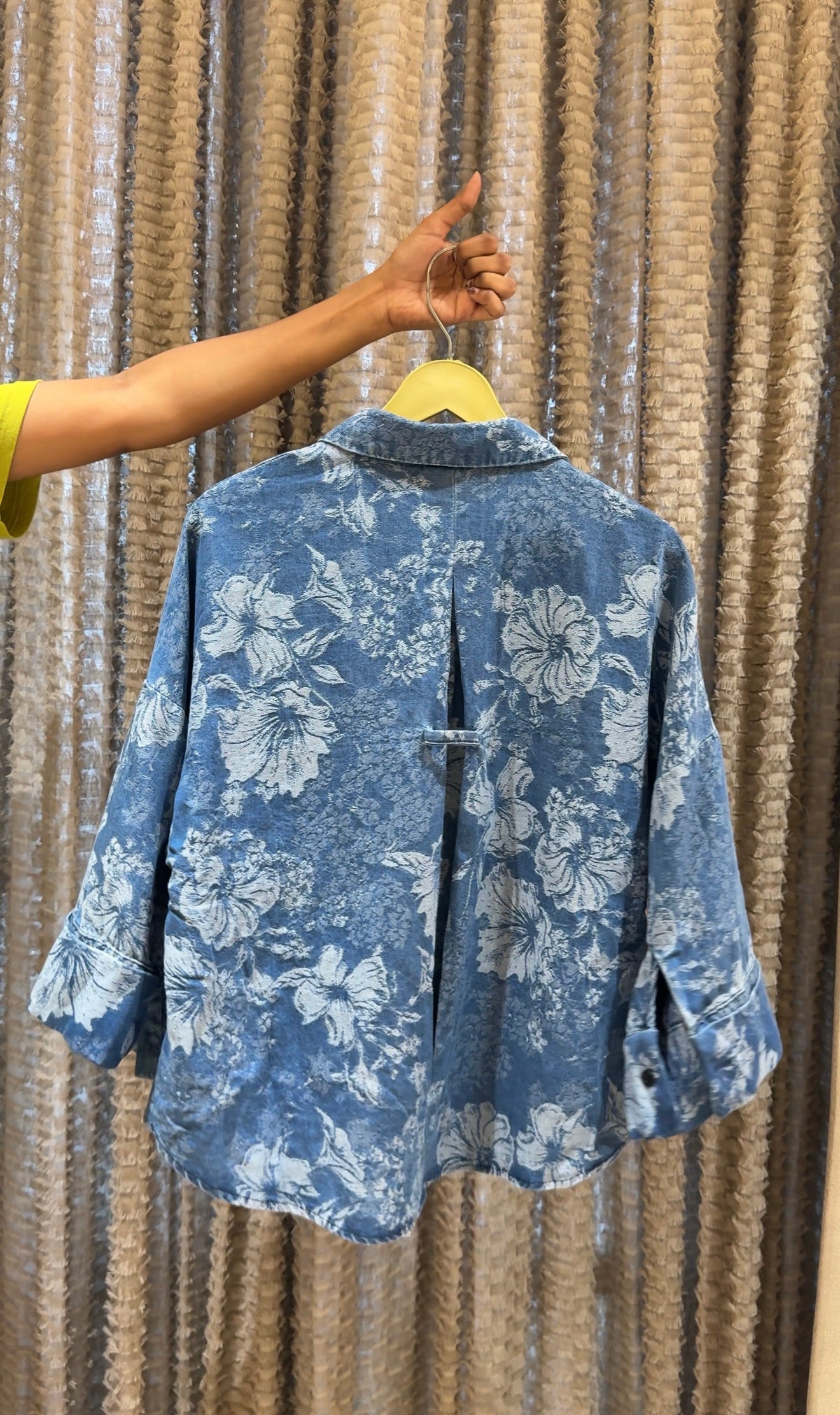 Floral Denim Shirt
