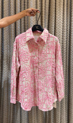 Blush Pink Embriodered Shirt