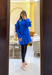 Thea Long Top ( Blue)