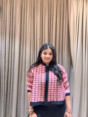 Niaz Pleated Top ( Pink )