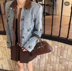 Raita Denim Embellish Jacket