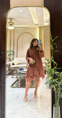 Terra Ruffle Luxe Dress