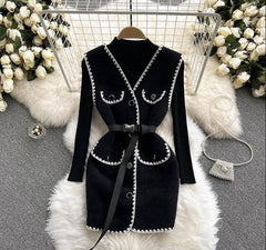 Kyle Warm Dress ( Black Tone)